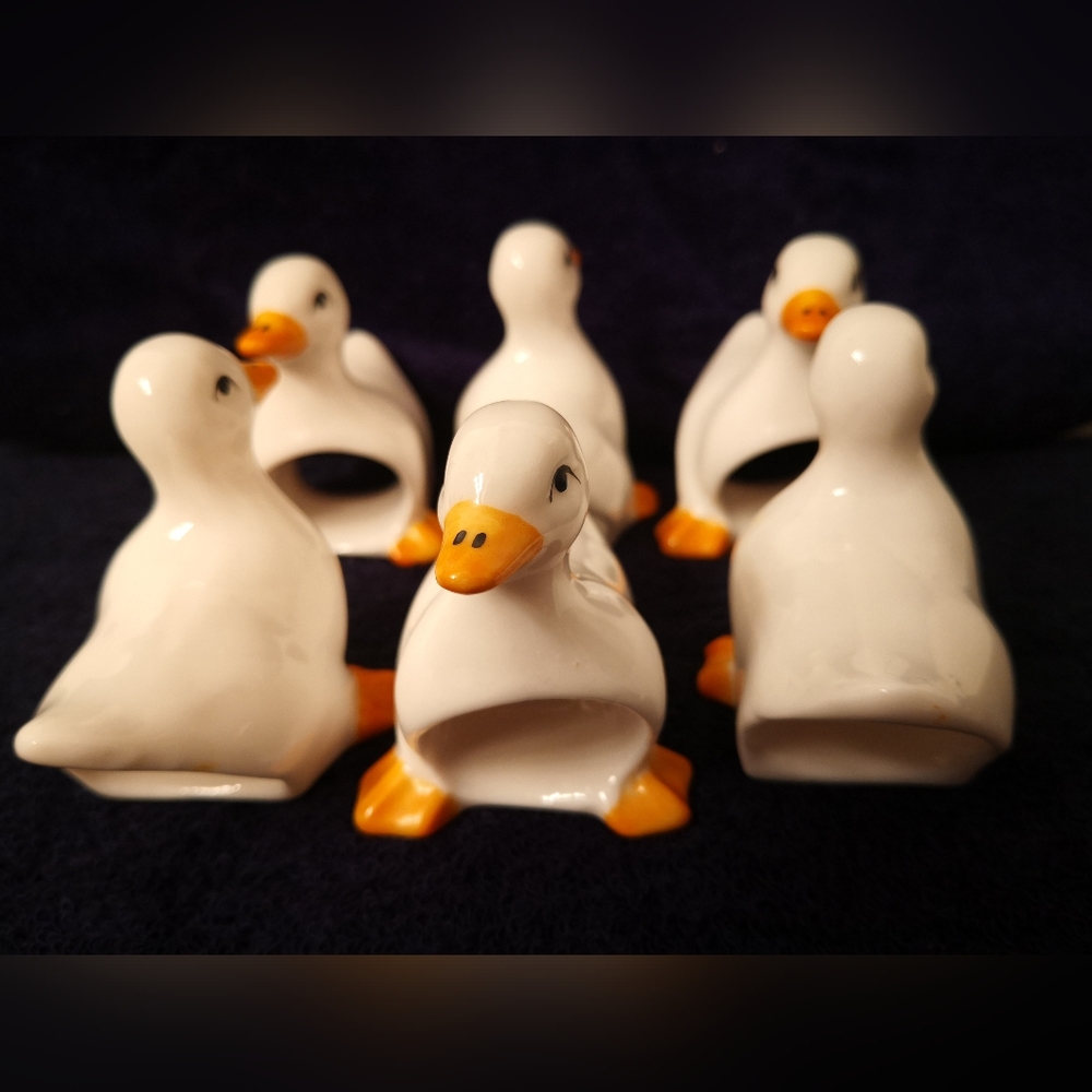 SALE Duck Napkin Rings - Picture 4 of 16